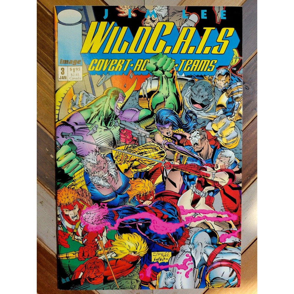 WildCATs: Covert Action Teams #3 (Image 1993) Jim Lee & Rob Liefeld! WildC.A.T.S